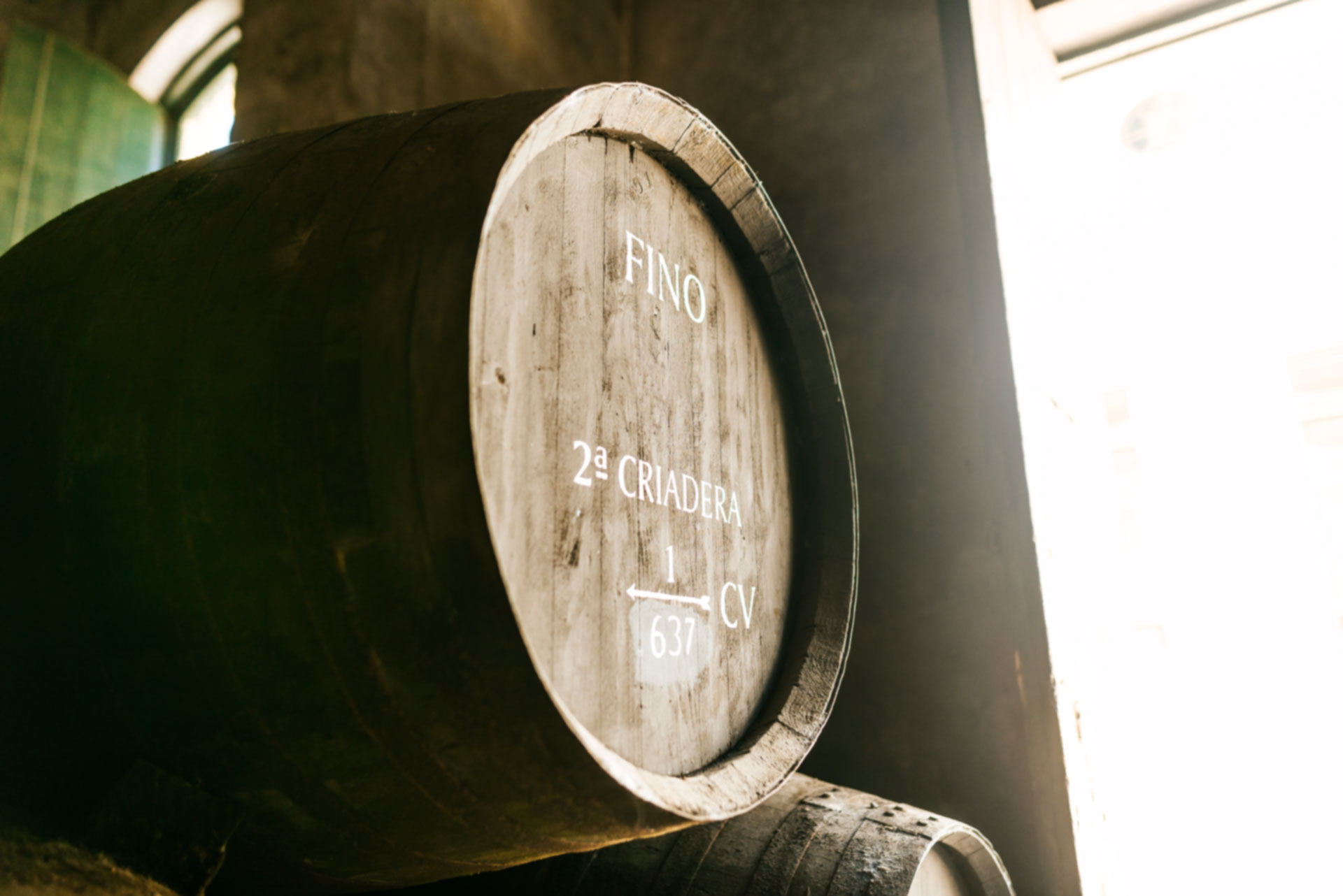 Jaime carvajal escribiendo en bota de oloroso